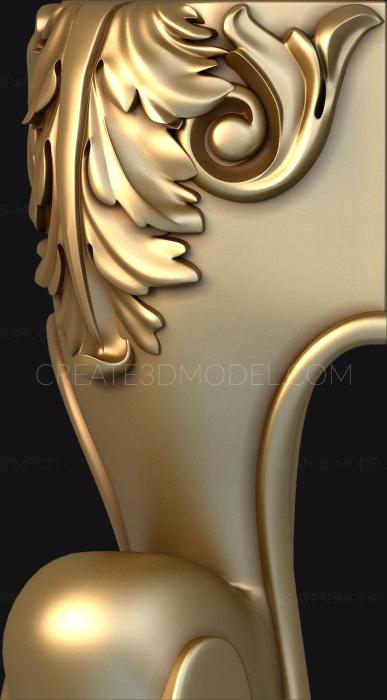 Legs (NJ_0742) 3D model for CNC machine