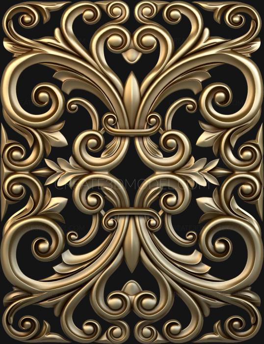 نموذج ثلاثي الأبعاد لآلة CNC لوحات بأشكال مختلفة 