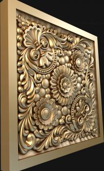 Square panels (PN_0090) 3D model for CNC machine