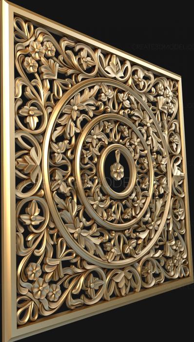 نموذج ثلاثي الأبعاد لآلة CNC لوحات بأشكال مختلفة 