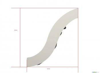 Square panels (PN_0239) 3D model for CNC machine