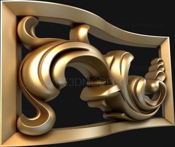 Square panels (PN_0239) 3D model for CNC machine