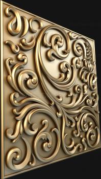 Square panels (PN_0240) 3D model for CNC machine