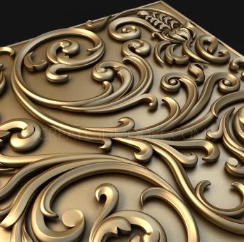 Square panels (PN_0240) 3D model for CNC machine