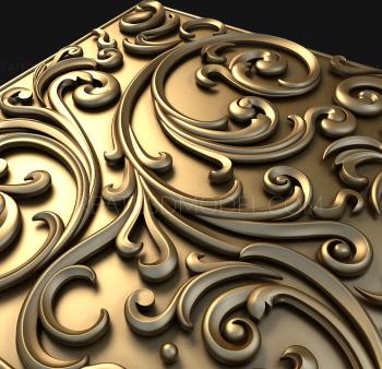 Square panels (PN_0240) 3D model for CNC machine