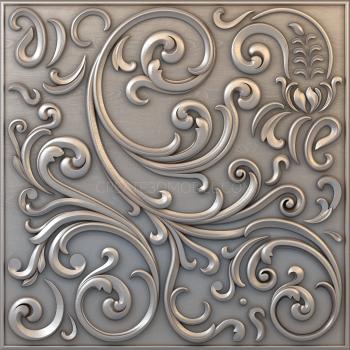 Square panels (PN_0240) 3D model for CNC machine