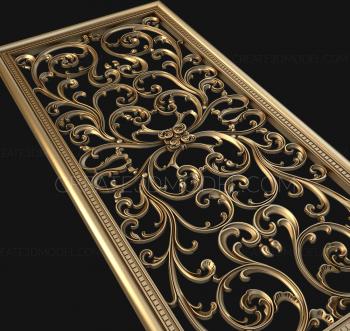 Square panels (PN_0249) 3D model for CNC machine