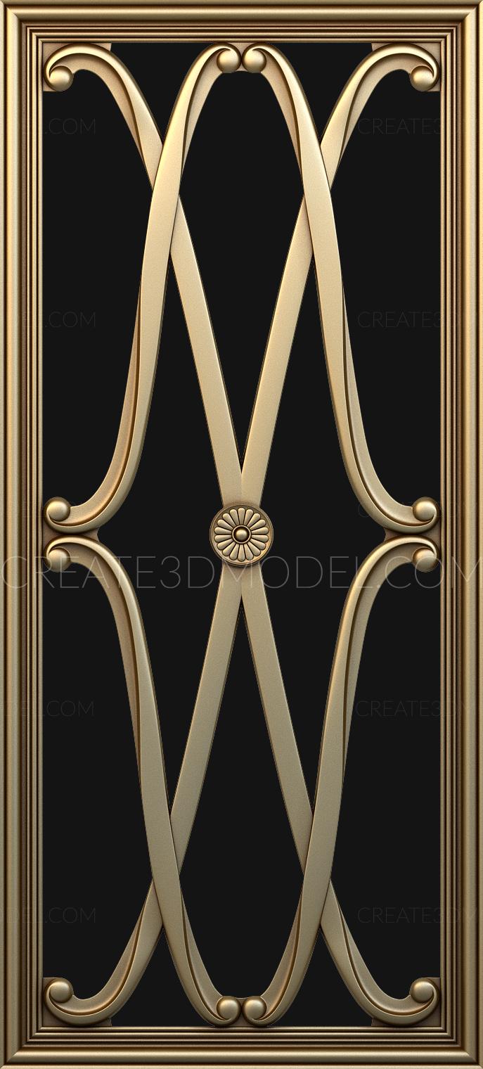 Square panels (PN_0256) 3D model for CNC machine