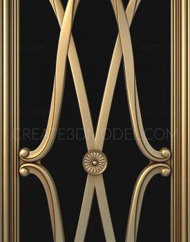 Square panels (PN_0256) 3D model for CNC machine