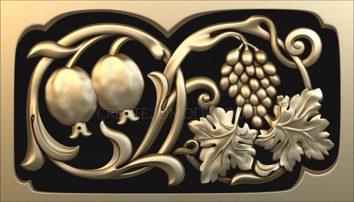 Square panels (PN_0264) 3D model for CNC machine