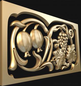 Square panels (PN_0264) 3D model for CNC machine