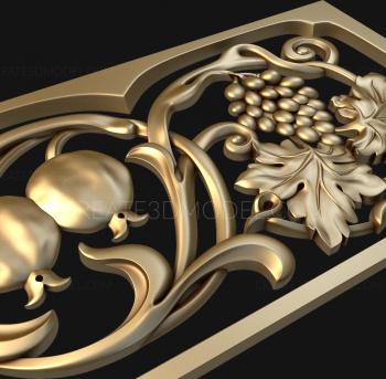 Square panels (PN_0264) 3D model for CNC machine