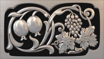 Square panels (PN_0264) 3D model for CNC machine