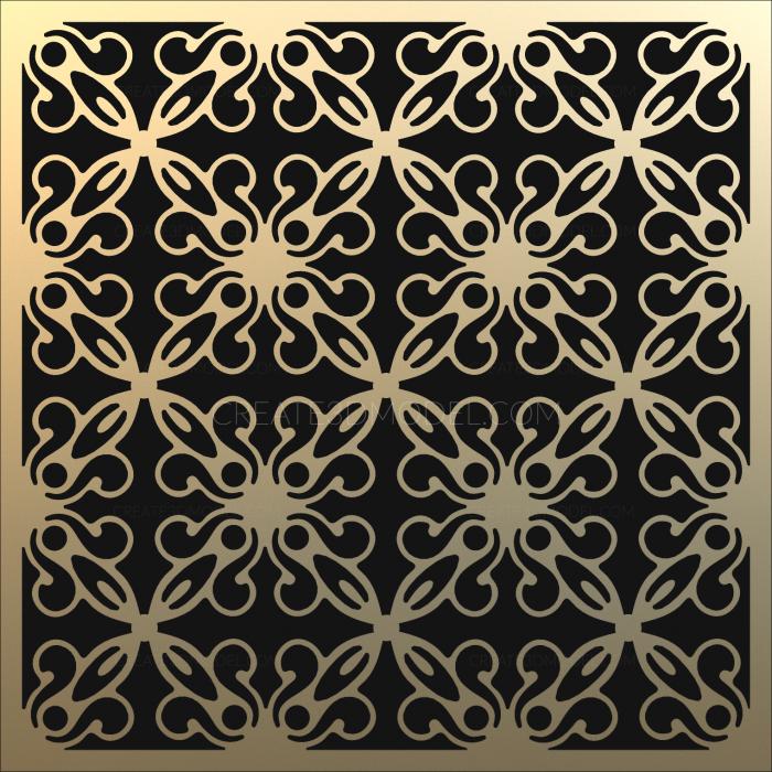 2D panel (P2D_0037) 3D model for CNC machine