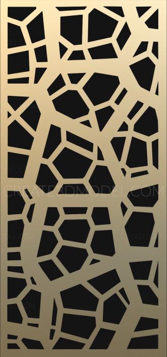 2D panel (P2D_0054) 3D model for CNC machine