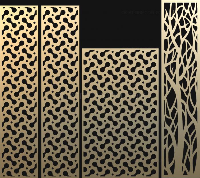 2D panel (P2D_0123) 3D model for CNC machine