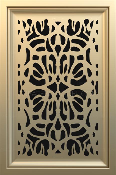 2D panel (P2D_0127) 3D model for CNC machine