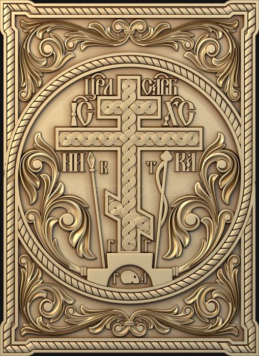 Church panel (PC_0003-2) 3D model for CNC machine