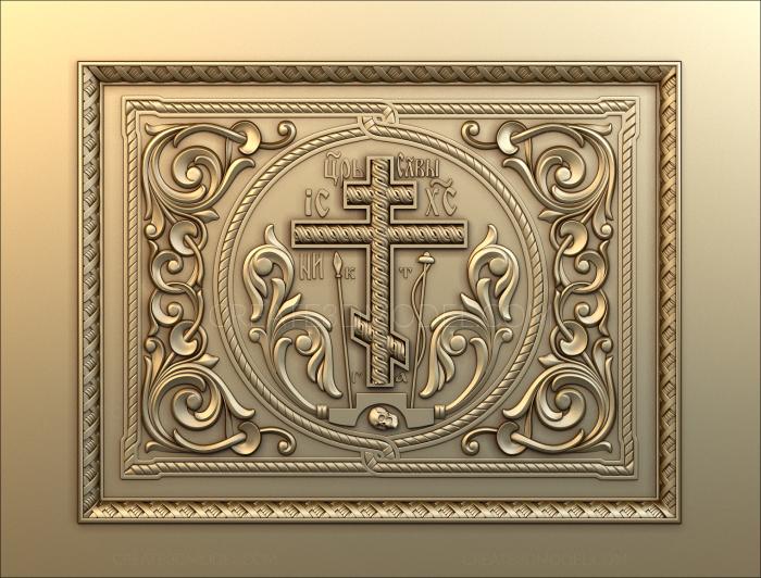 Church panel (PC_0022) 3D model for CNC machine