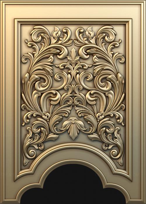 Church panel (PC_0040) 3D model for CNC machine