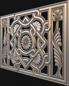 Church panel (PC_0052) 3D model for CNC machine