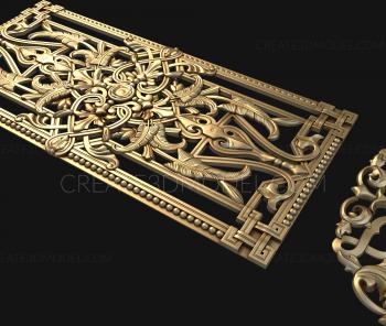 Church panel (PC_0054) 3D model for CNC machine