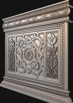 Church panel (PC_0085) 3D model for CNC machine