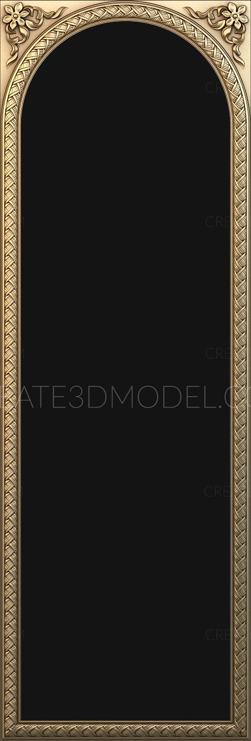 Church panel (PC_0131) 3D model for CNC machine