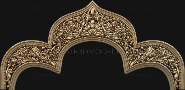 Church panel (PC_0139) 3D model for CNC machine