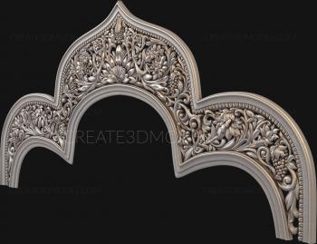 Church panel (PC_0139) 3D model for CNC machine