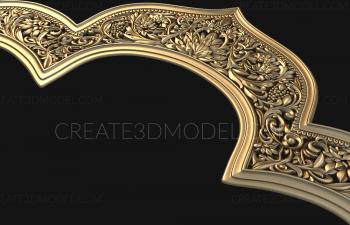 Church panel (PC_0139) 3D model for CNC machine