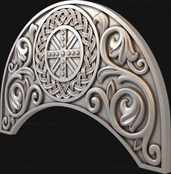 Church panel (PC_0144) 3D model for CNC machine