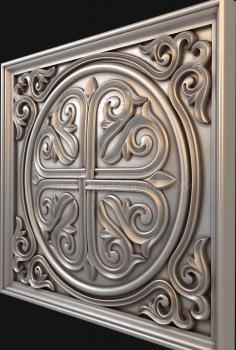 Church panel (PC_0147) 3D model for CNC machine