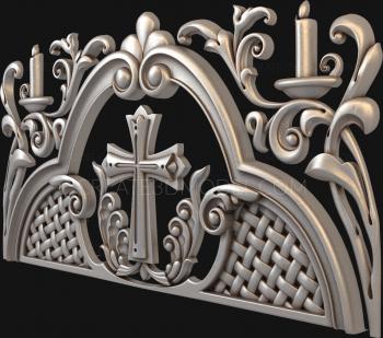 Church panel (PC_0192) 3D model for CNC machine