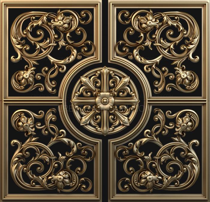 نموذج ثلاثي الأبعاد لآلة CNC لوحة الكنيسة 