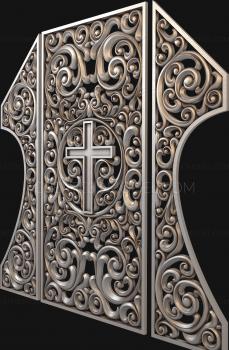 Church panel (PC_0196) 3D model for CNC machine