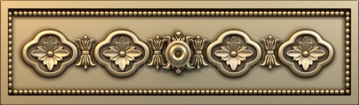 Horisontal panel (PG_0281) 3D model for CNC machine