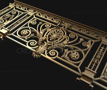 Fence (PRL_0007) 3D model for CNC machine