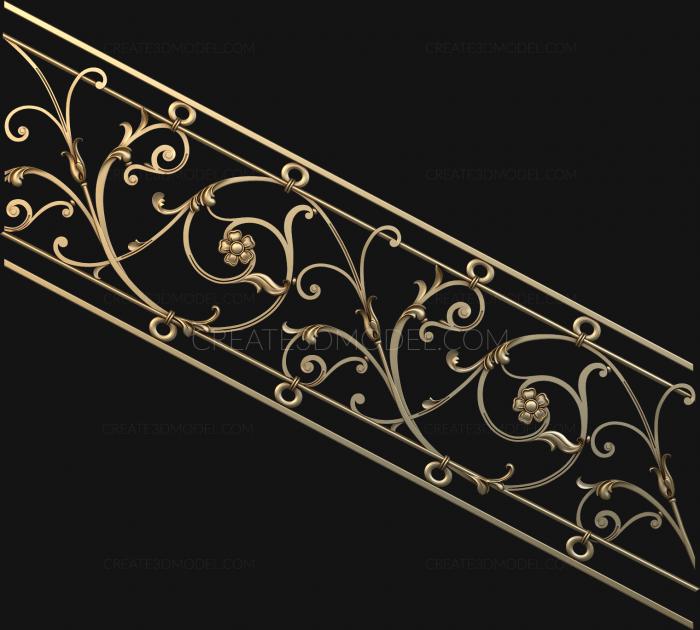 Fence (PRL_0048) 3D model for CNC machine