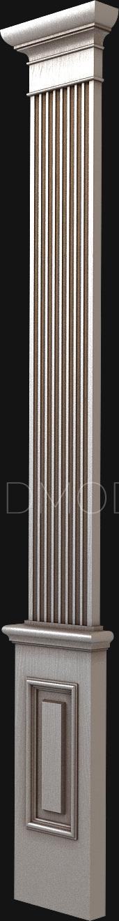Pilasters (PL_0069-9) 3D model for CNC machine