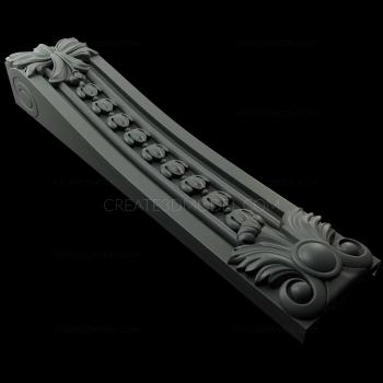 Pilasters (PL_0127) 3D model for CNC machine