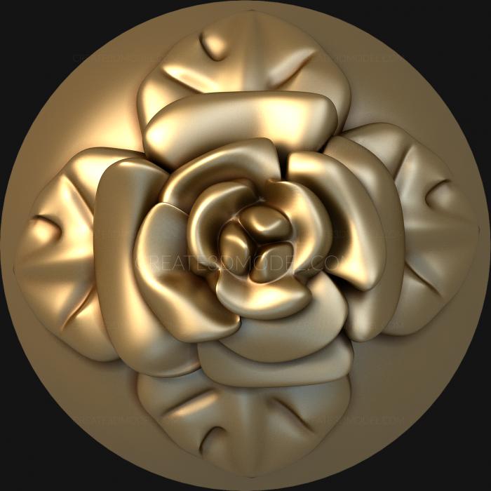 Rozette (RZ_0070) 3D model for CNC machine