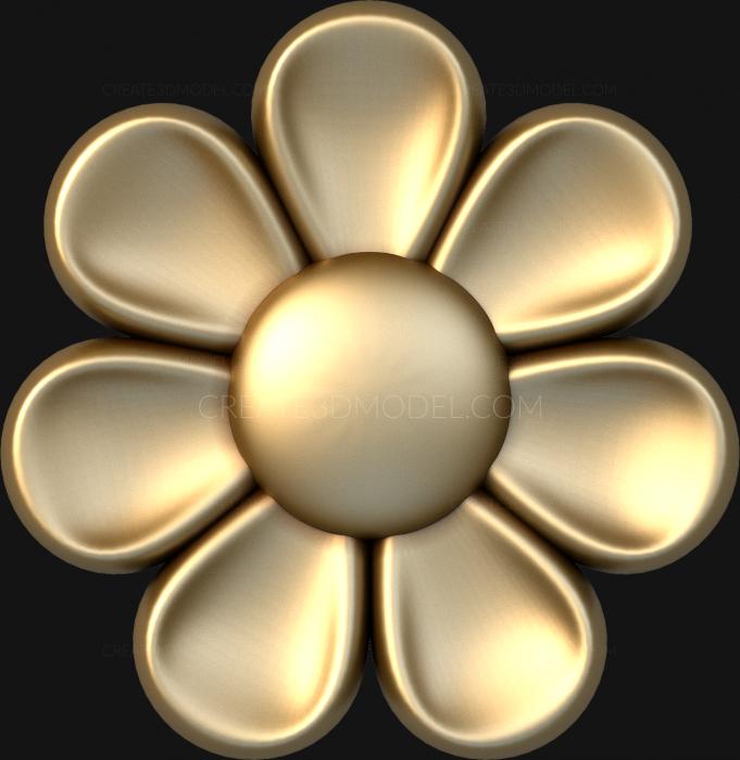 Rozette (RZ_0102) 3D model for CNC machine