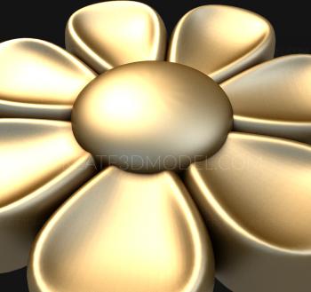 Rozette (RZ_0102) 3D model for CNC machine