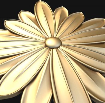 Rozette (RZ_0130) 3D model for CNC machine