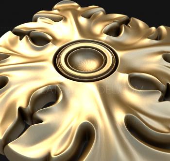 Rozette (RZ_0478) 3D model for CNC machine
