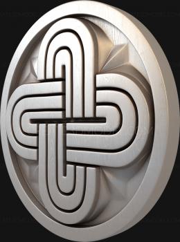 Rozette (RZ_0506) 3D model for CNC machine