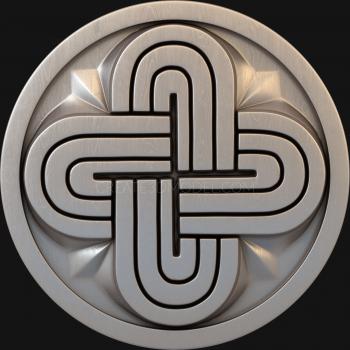 Rozette (RZ_0506) 3D model for CNC machine