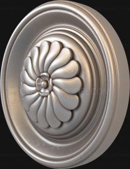 Rozette (RZ_0570) 3D model for CNC machine