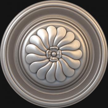 Rozette (RZ_0570) 3D model for CNC machine